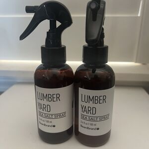 Lumber Yard Natural Sea Salt Spray Texture for Men Lot of 2 Beardbrand 3.4 oz